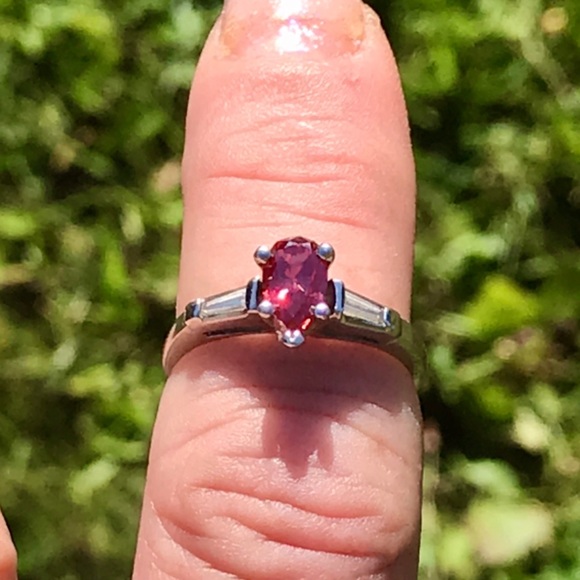 ❌❌❌SOLID ❌❌❌NWOT GIA VS1 VS2 PLATINUM 1.04CTW RED DIAMOND RING R😉 VALUE 8950.00 - Picture 6 of 14